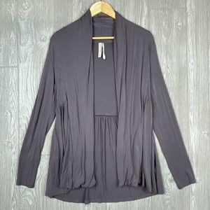 KISCHE Dusty Purple Lightweight‎ Open Cardigan Top Topper Womens Sz Small